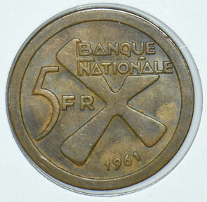 Katanga 1961 Bananas 5 Francs 191547 combine shipping