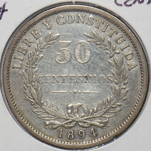 Uruguay 1894 50 Centesimos 295987 combine shipping