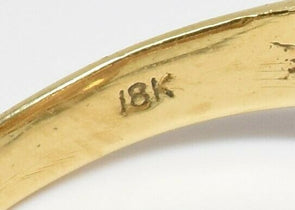 18K Gold Pearl Diamond Ring 5.2g RG0204