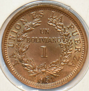 Bolivia 1951 Boliviano Alpaca animal 150992 combine shipping