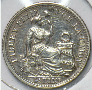 Peru 1898 1/2 Dinero 192692 combine shipping