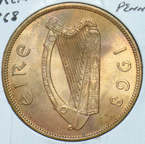Ireland 1968 Penny Hen with chicks animal 191375 combine shipping