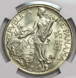 Panama 1947 Balboa NGC MS64 NG0999 combine shipping