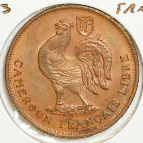 France 1943 Franc Rooster animal 298189 combine shipping
