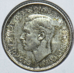 Australia 1943 6 Pence Kangaroo animal Ostrich Georgivs VI 902045 combine shippi