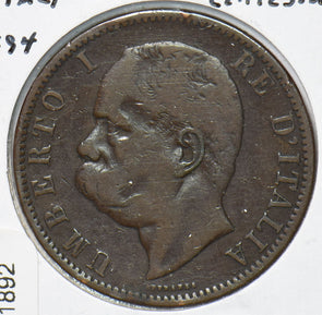 Italy 1894 10 Centesimi  191892 combine shipping