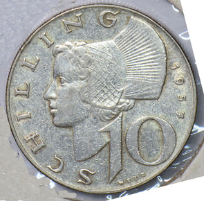 Austria 1957 10 Schilling  901869 combine shipping