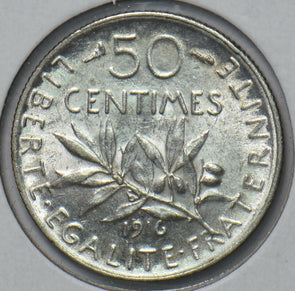 France 1916 50 Centimes 294517 combine shipping