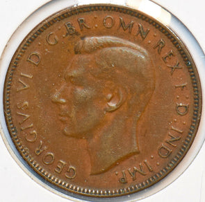 Australia 1942 1/2 Penny Kangaroo animal Georgivs VI 150506 combine shipping