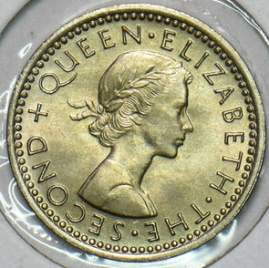 New Zealand 1963 3 Pence 297566 combine shipping