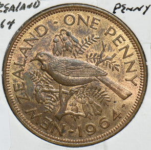 New Zealand 1964 Penny Tui Bird 198923 combine shipping