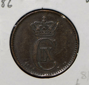 Denmark 1886 2 Ore  290343 combine shipping