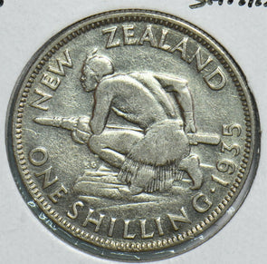 New Zealand 1935 Shilling 197996 combine shipping