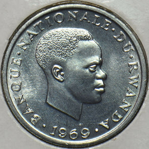 Rwanda 1969 Franc BU 297412 combine shipping