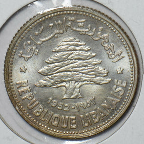Lebanon 1952 50 Piastres 295507 combine shipping