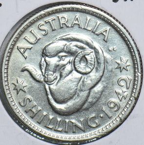 Australia 1942 Shilling Ram 198860 combine shipping