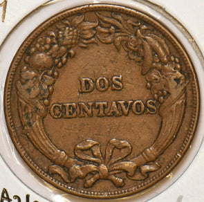 Peru 1919 2 Centavos 297686 combine shipping