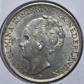 Netherlands Antilles 1944 2 1/2 Gulden Lion animal 294873 combine shipping