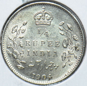 British India 1904 1/4 Rupee 193018 combine shipping