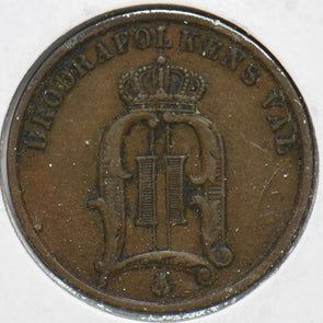 Sweden 1897 2 Ore 192705 combine shipping