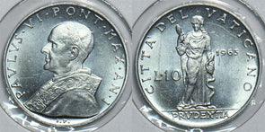 Vatican 1963 10 Lire 198452 combine shipping