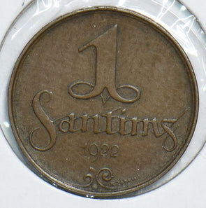 Latvia 1922 Santims 198379 combine shipping