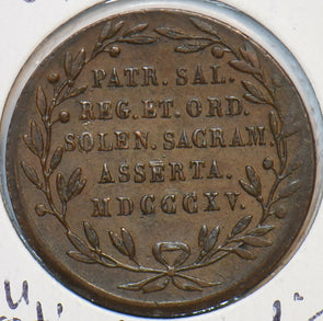 Luxembourg 1815 Medal nauguration du Ier Grand-Duc L0026 combine shipping