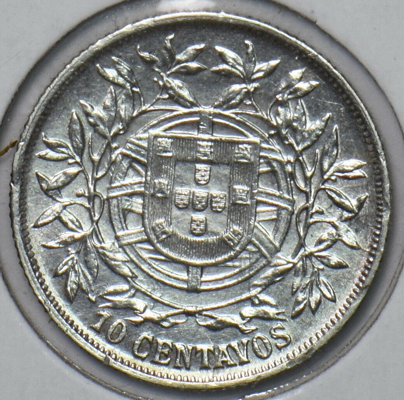 Portugal 1915 10 Centavos 296002 combine shipping