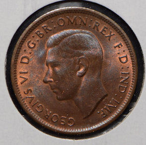 Australia 1943 1/2 Penny kangaroo animal  190590 combine shipping