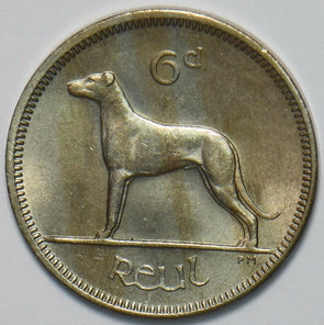 Ireland 1968 6 Pence Irish Wolfhound animal 296878 combine shipping