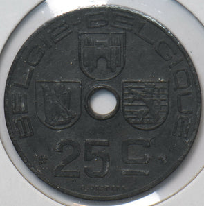 Belgium 1943 25 Centimes 193417 combine shipping