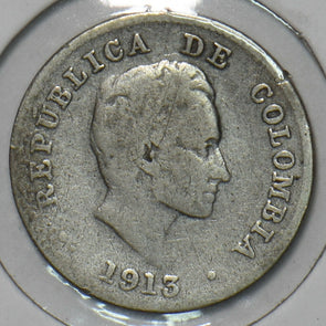Colombia 1913 10 Centavos 151646 combine shipping
