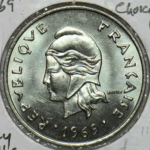 French Polynesia 1969 20 Francs Choice BU 297801 combine shipping