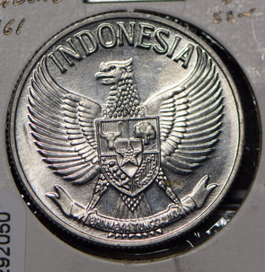 Indonesia 1961 50 Sen Javan hawk-eagle animal  292050 combine shipping