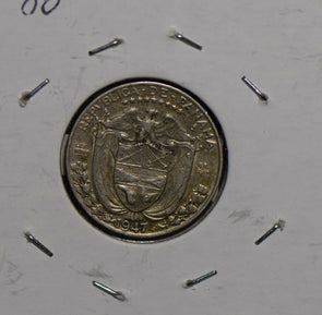 Panama 1947 1/4 Balboa  900007 combine shipping