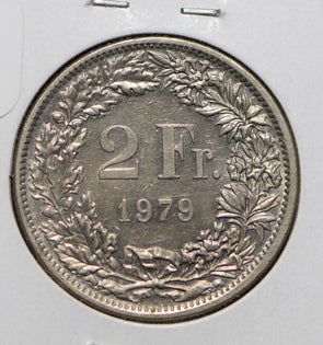 Switzerland 1979 2 Francs  150273 combine shipping