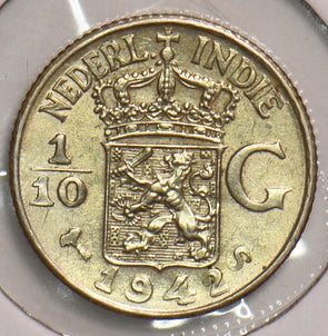 Netherlands East Indies 1942 S 1/10 Gulden 199222 combine shipping