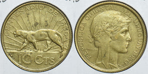 Uruguay 1930 10 Centesimos Puma animal 198531 combine shipping