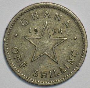 Ghana 1958 Shilling 904233 combine shipping