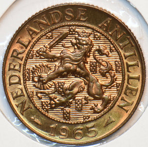 Netherlands Antilles 1965 2 1/2 Cents Lion animal 294847 combine shipping