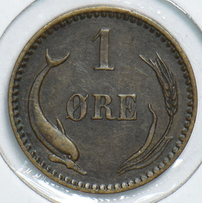 Denmark 1882 Ore Porpoise animal 299031 combine shipping