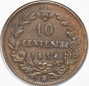 Italy 1894 Umberto I 10 Centesimi 192206 combine shipping