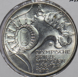 Germany 1972 O 10 Mark Eagle animal Olympic Games 1972 in Munich 195170 combine