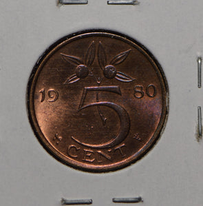 Netherlands 1980 5 Cents  291677 combine shipping