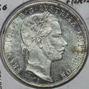 Austria 1860 Florin Eagle animal 296122 combine shipping