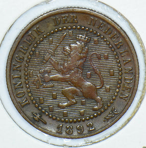 Netherlands 1892 Cent 291414 combine shipping