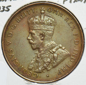 Australia 1935 Penny 241154 combine shipping