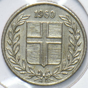 Iceland 1960 10 Aurar 192375 combine shipping