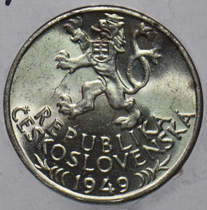 Czechoslovakia 1949 100 Korun Lion animal 294557 combine shipping