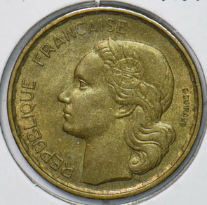 France 1951 20 Francs Rooster animal 190957 combine shipping